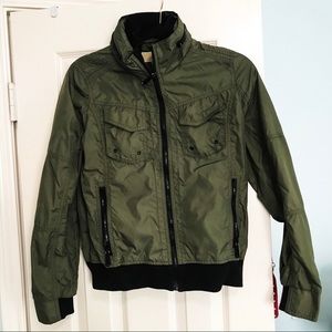 Michael Kors bomber lightweight rain jacket